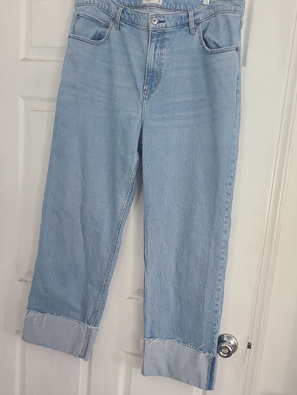 Abercrombie & Fitch Light Blue Boyfriend Jeans